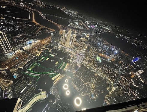 Atop the Burj Kalifa